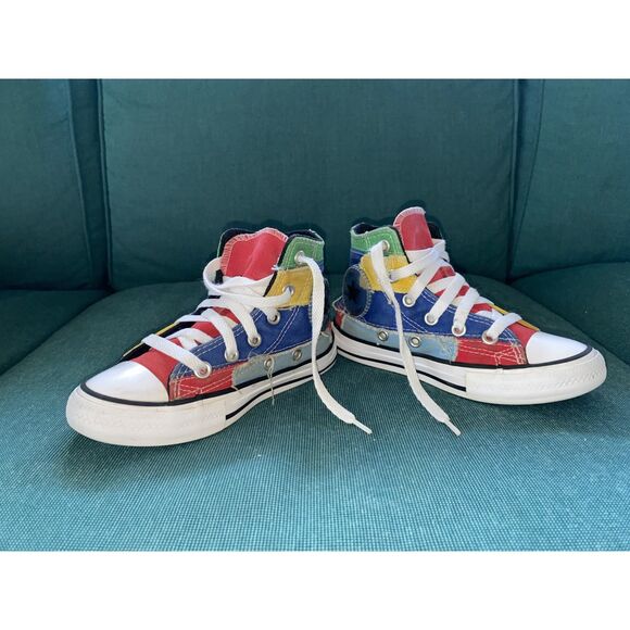 Converse High Chuck Taylor Top Kids Shoes sz 11 - Picture 2 of 12